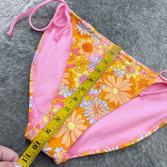 NWOT Retro Flower Bikini Bottom - Picture 9 of 10